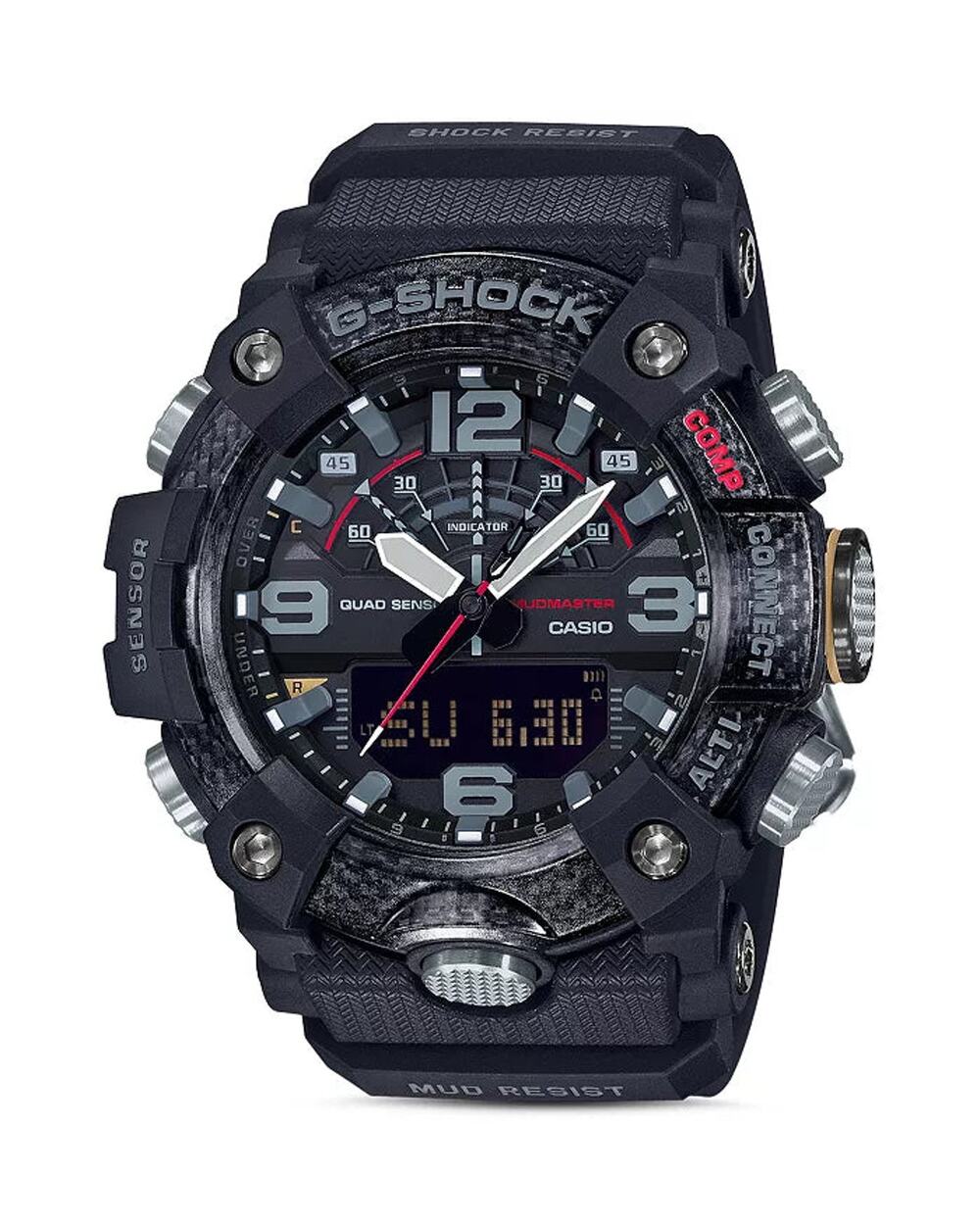 Casio G-Shock Mudmaster Ana-Digi Watch Sensor Black